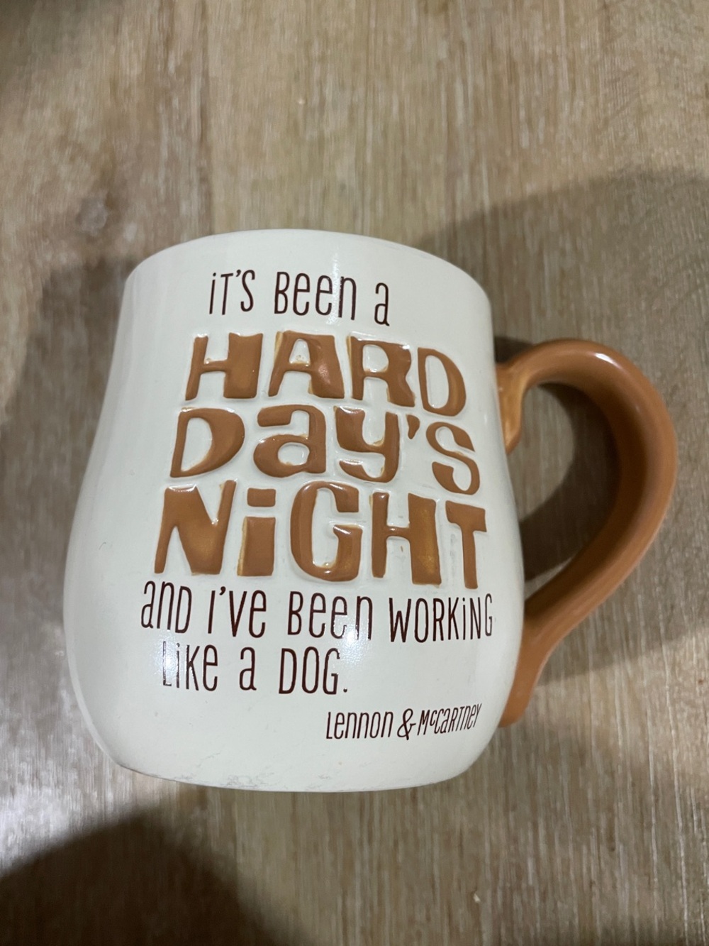 The Beatles Hard Day’s Night Hallmark Ceramic Mug